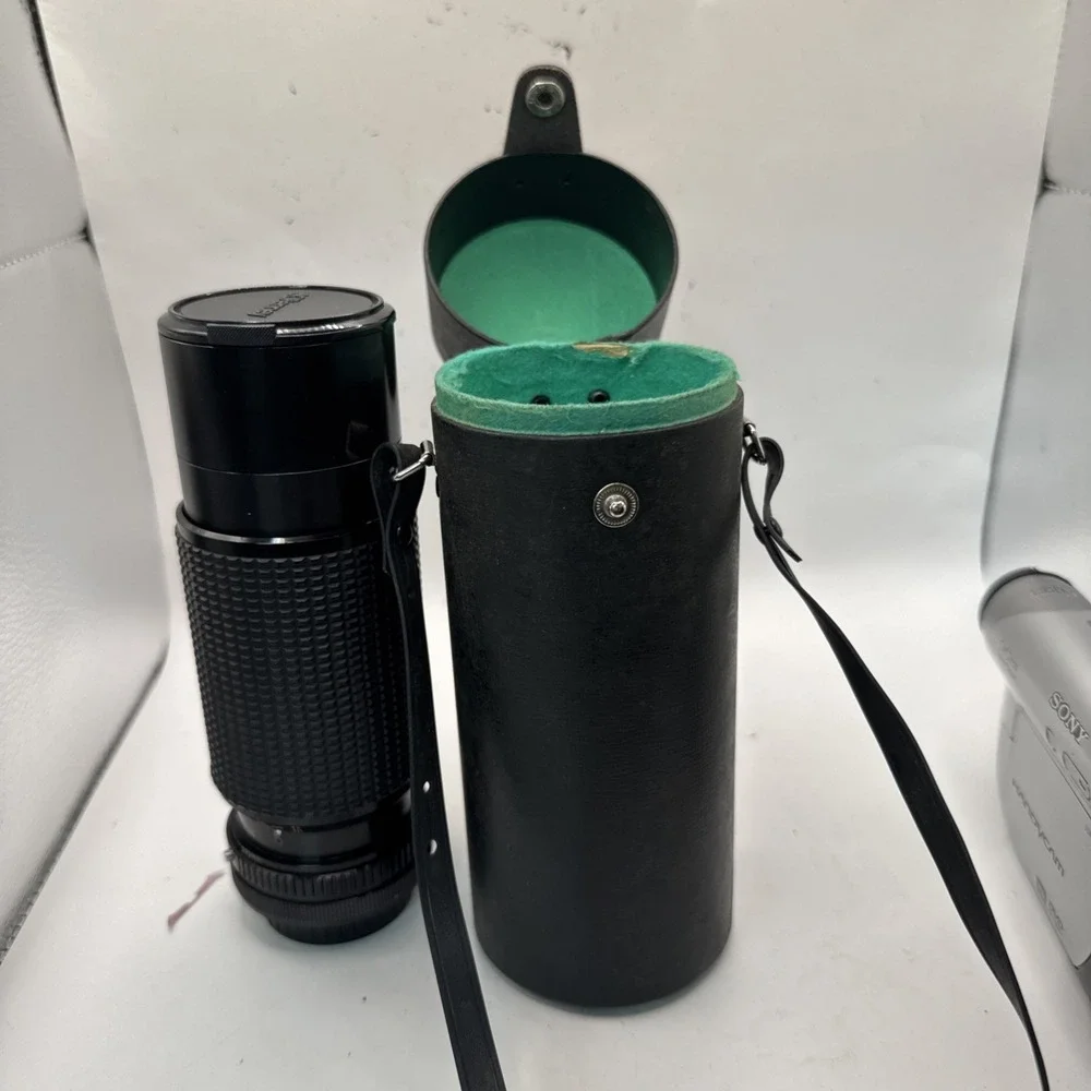 JCPenney Multi-coated Optics 1:5.6 f=75-300mm 55MM Camera Lens With Case JAPAN!
